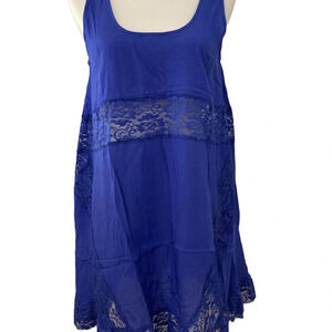 Royal Blue Summer Mini Dress Size Small BNWT